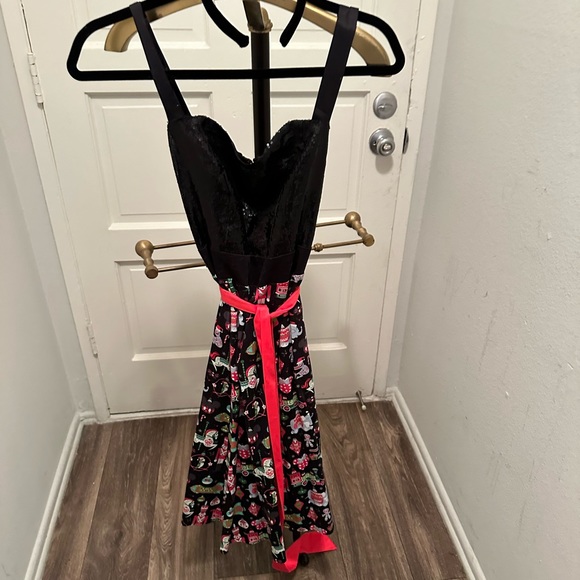 Dresses & Skirts - Disney Parks Dress Shop Holiday Ornament Dress black S Sequin Bodice Christmas